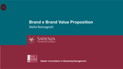 la sapienza MUMM Brand value proposition