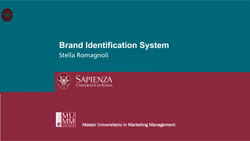 la sapienza MUMM brand identification system